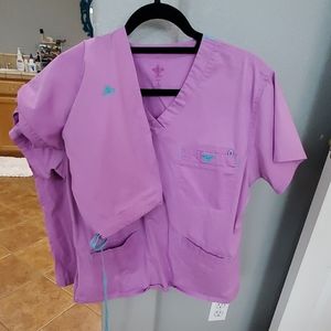 Med couture scrub set